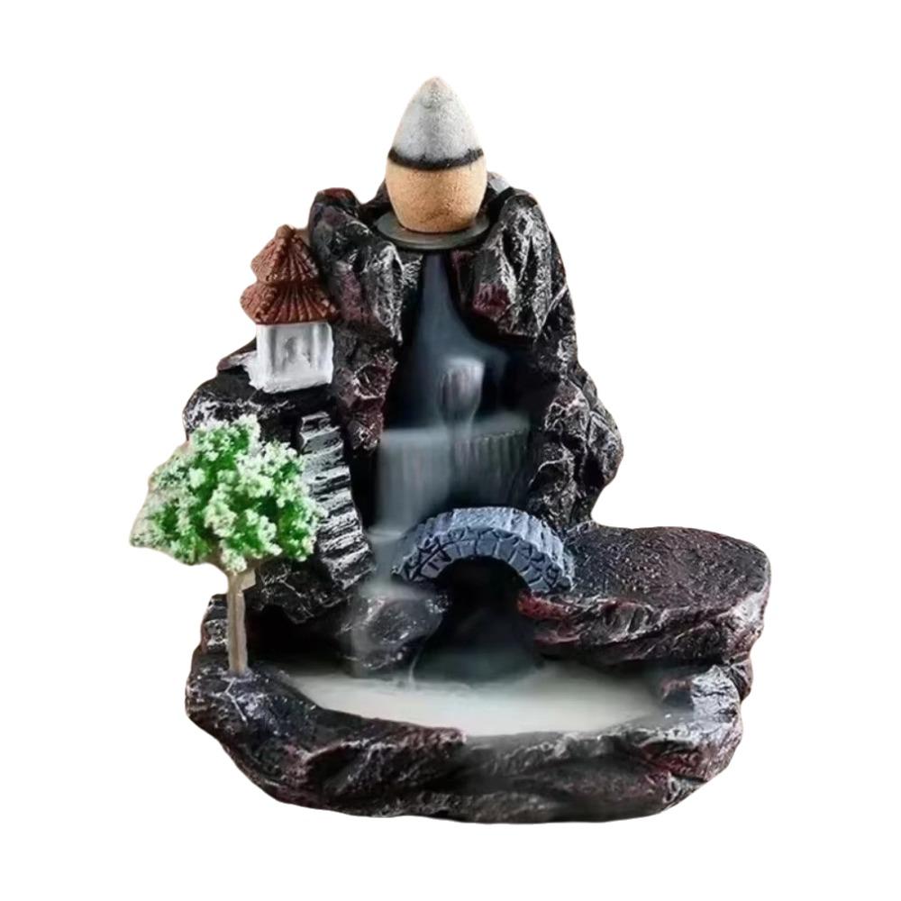 Rockery Recirculating Aromatherapy Container Aromatherapy Resin Aromatherapy Burner Droplet-shaped Incense Burner Home Use