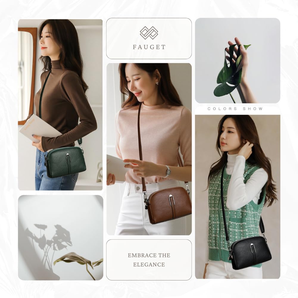 AQUA Marine Women's Shoulder Bag, Mini Bag, PU Leather, Small Handbag with Adjustable Strap, Lightweight, CrossbodyShoulder Bag, Perfect for Everyday