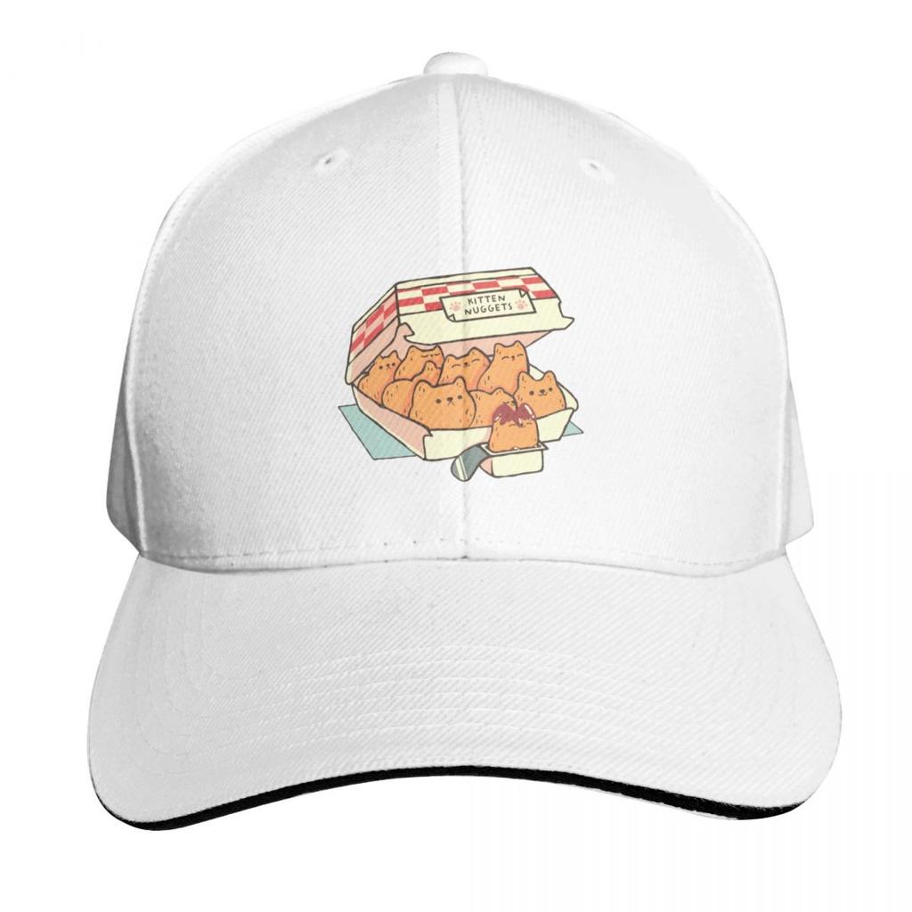 Kitten Nuggets Fast Food Cat by Tobe Fonseca Baseball Cap Unisex Women Casual Summer Sport Sun Cap