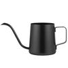 DIZLAS Casa Mini Annaffiatoio Giardinaggio Piante da Interno Annaffiatoio Acciaio Inossidabile Antico Lattina, Accessori, Lattina, Stile, (Nero, 250ml)