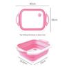 Lavabo pliable pour la maison, évier portable, seau à pied, lavabo pliable en plastique, pour voyage, camping en plein air