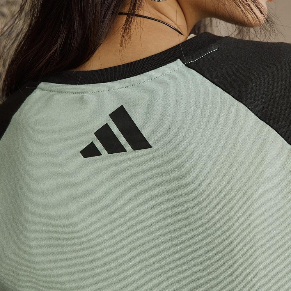 Adidas T Shirt Unisex Dusty Green/Black JZ0117-