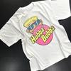 Hubba Bubba Vintage Koszulka Męska Damska Retro Grafika Cukierków Bawełna Krótki Rękaw Streetwear T-shirt