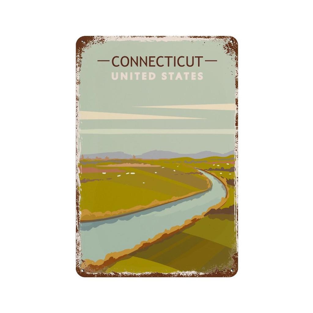 1PC Vertical Retro Tin Sign 20×30cm, Rustic Aged Wall Art for Home Bar, Coffee Shop, Garage or Office Decoration, Vintage Iron Poster