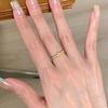 Huan Hunu Fu La Si Women's Sparkly Adjustable Gourd Ring – New Chinese Style, Versatile Light Luxury, Ideal for Index Finger Trend.