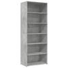 Highboard Concrete Grey 70 x 41 x 185 cm Particleboard