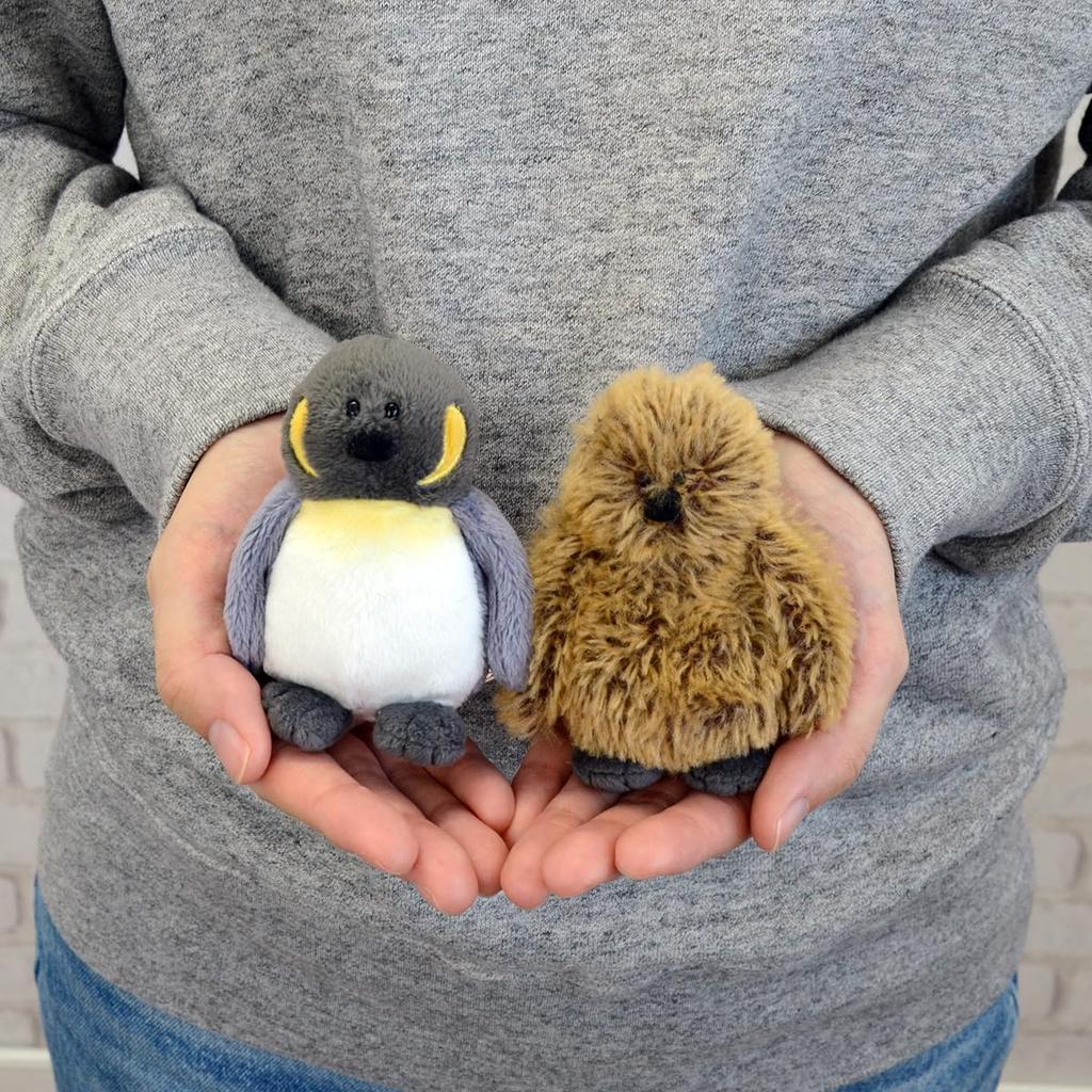 Niki King Penguin Baby Keychain, 10cm, Brown, W10 x D10 x H6cm