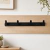 Aluminum Wall Hook 4 Hooks Towel Rack Decorative Coat Rack  Bathroom Kitchen Entryway Bedroom