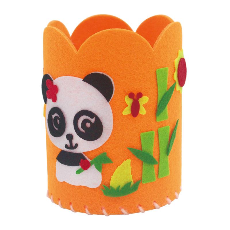 Držák na tužky DIY, hračka pro děti, ručně vyráběná sada pro děti, kreativní ruční práce, nádoba na pero, hračky, dětské vzdělávací hračky, DIY řemeslné sady