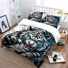 Fierce Tiger Art Decor Set Soft Comfortable Duvet Cover Bedding Set Included 1*Duvet Cover & 2*Pillowcases, Gift