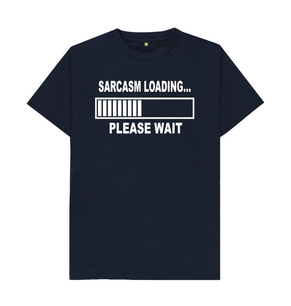 SARCASM LOADING, PLEASE WAIT T SHIRT Minimalist trendy printed T-Shirt American English printed niche T-Shirt