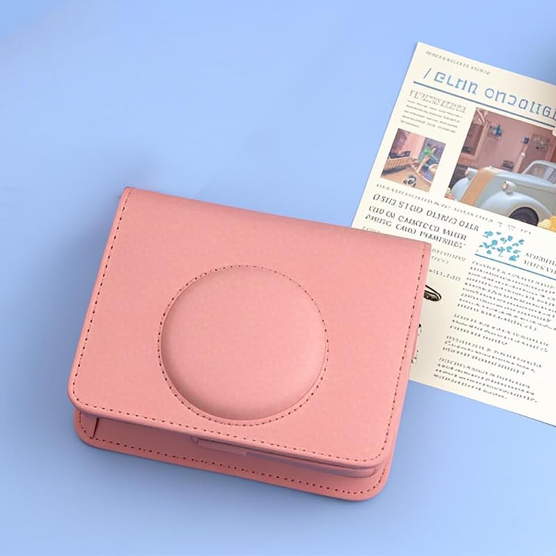 Fujifilm Instax Mini Evo Camera Instax Mini EVO PU Leather Protective Case with Adjustable Shoulder Easy Instax Camera Full Easy To Carry Case, Strap,