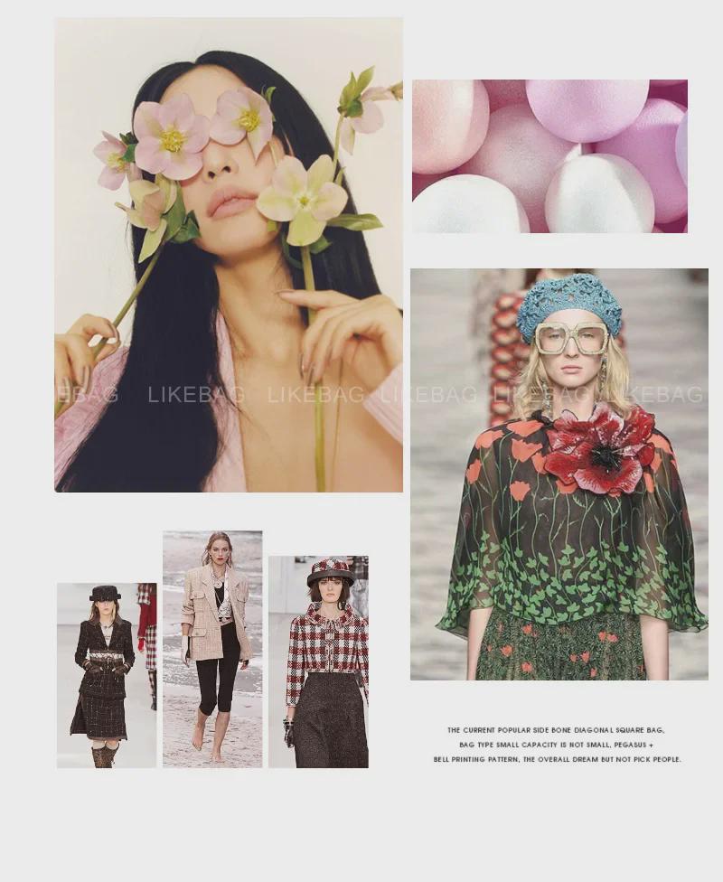 Geantă tip găleată de lux pentru femei Camellia Fragrance Style 2022: Geantă de mână, geantă de umăr, messenger, accesoriu cu lanț cu diamant