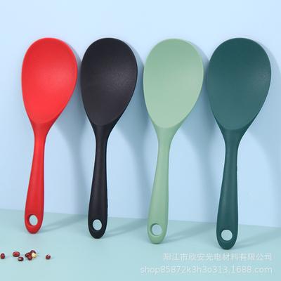 Household Kitchen Rice Spoon , Non Stick Pot , High Temperature Resistant Silicone Rice Spoon