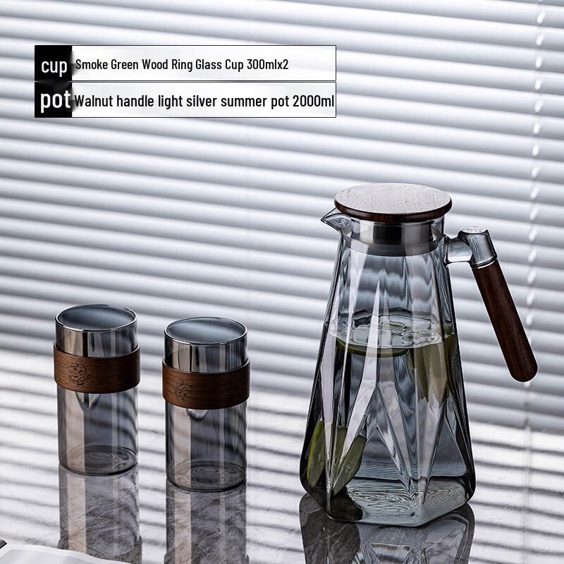 Hantun Heat-Resistant Glass Pitcher & Tumbler Set