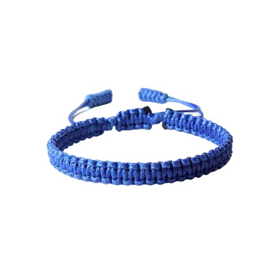 Unisex Håndtau Justerbart Håndlaget Flettet Ensfarget Tykt Bruddsikkert Lett Stablebart Armbånd Symbolske Farger