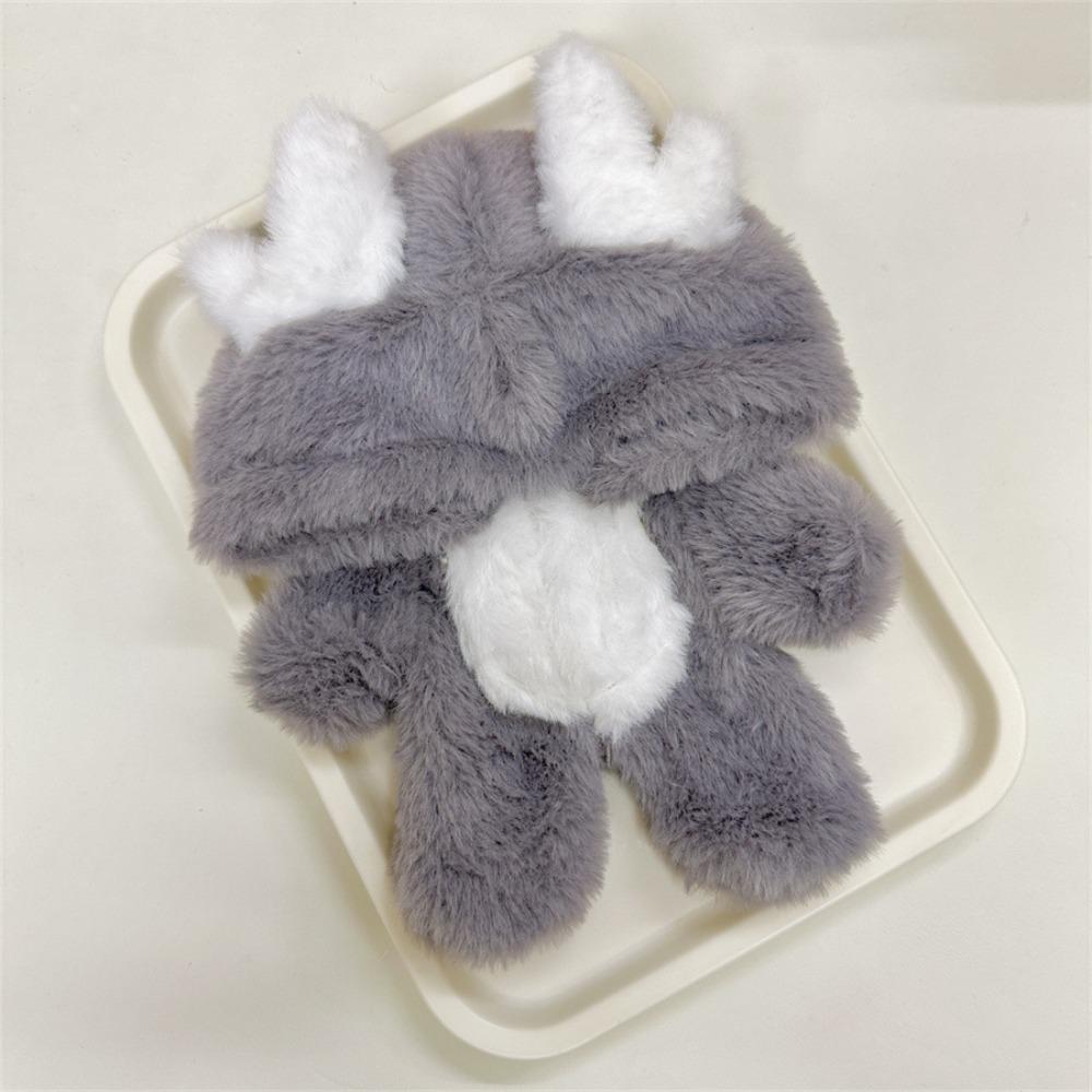 Mini Idol Doll Outfit Cartoon Doll Overall Suit Cute Cotton Doll Clothes for 10cm/20cm Cotton Doll