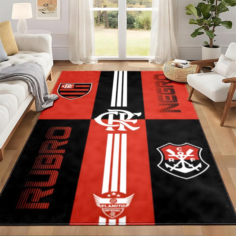 CR Flamengo Carpet Door Mat for Living Room or Bedroom Protective Mat Under Chair Office Decoration Christmas Gift Birthday Present