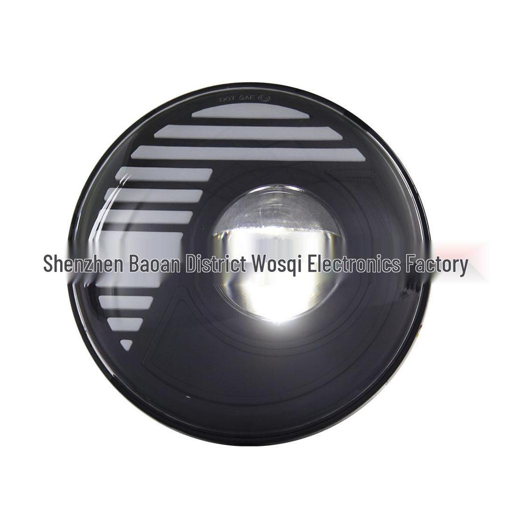 7-inch 60W Red High/Low Beam Headlight for 07-17 JK Wrangler