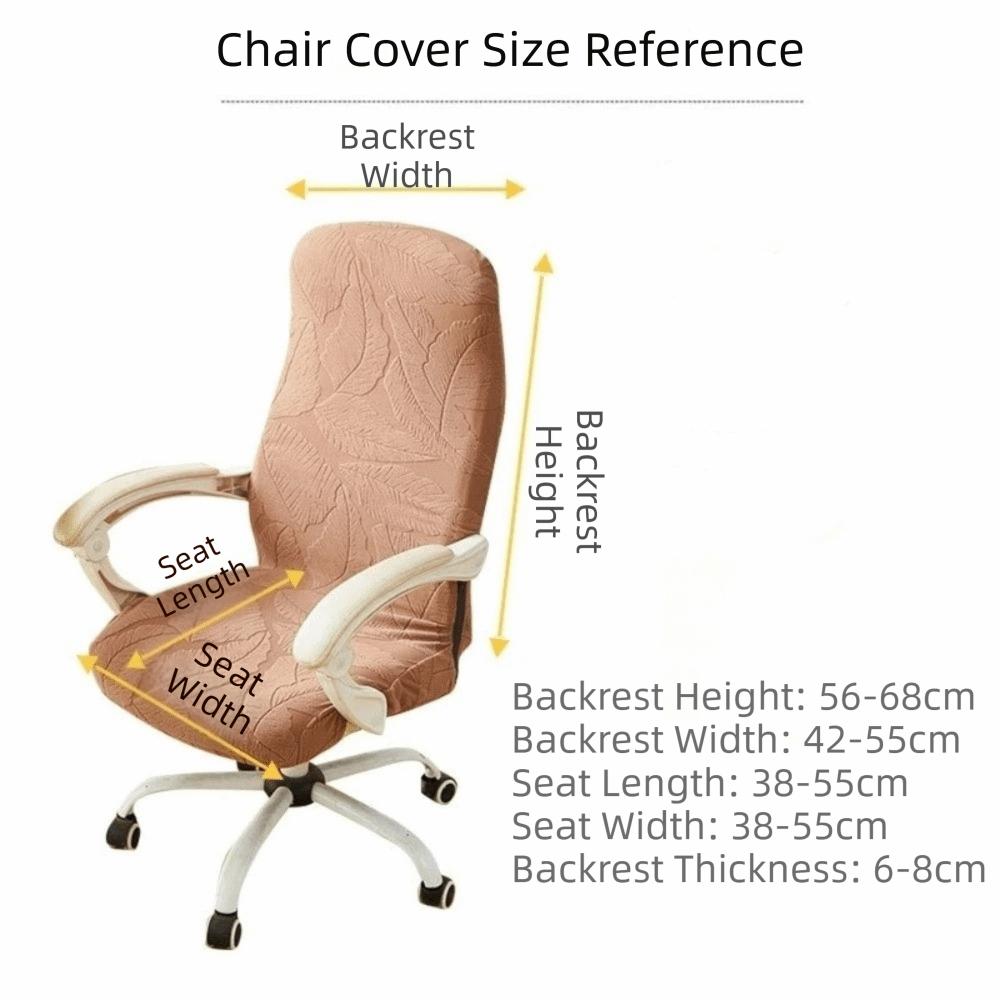 Soft High Back Dining Chair Cover Stretch Jacquard Slipcover Stretch Chair Cover Elastic Spandex Kitchen Chair Cover Dining Room