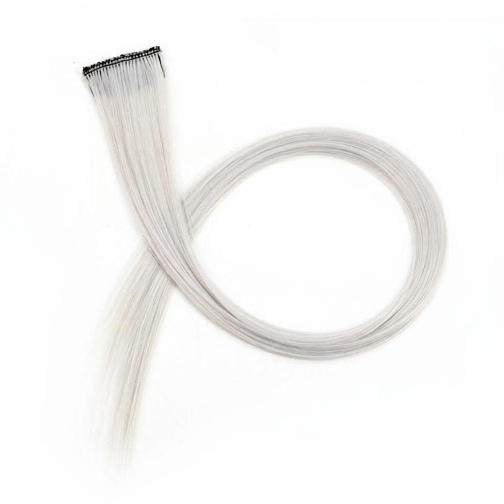 Synthetic Clip in Hair Extensions Rainbow Colorful Wig Hairpieces Wig Hair Accessories  Girls