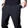 Men's Casual Pants Stretch Slim Fit Elastic Waist Jogger Korean Classic Blue Black Gray Male Brand Trousers 5XL Plus Size