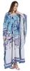 Moomaya Long Kaftan Maxi Dress For Women  s Kimono Sleeves Beachwear Cover Up Plus Size
