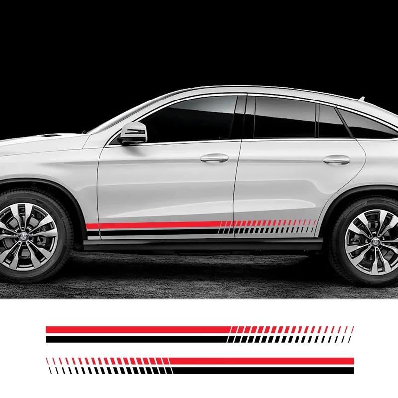 Car Stickers Door Side Stripes Decor Decals Graphics Vinyl Sticker Auto Tuning Accessories for Cars SUV Pickup Truck Vehicles