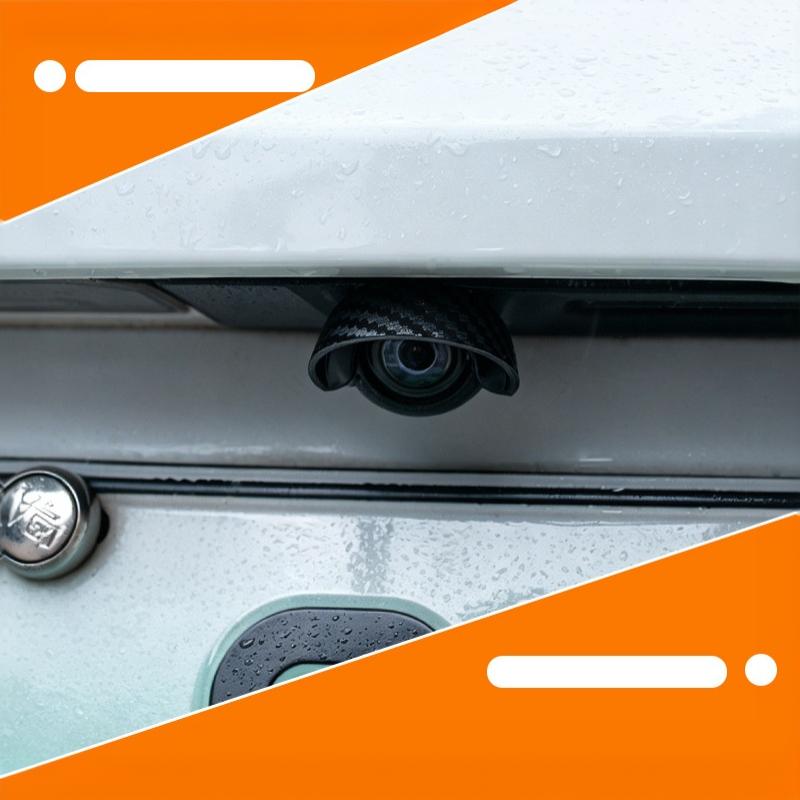 Car Rear View Camera Rain Visor Hood Waterproof Protective Cover Backup Camera Sun Shade Rain Shield Universal Pvc Accessories