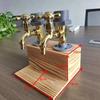 Dispenser per Whiskey con Finitura Legno Carbonizzato per Appassionati di Home Bar