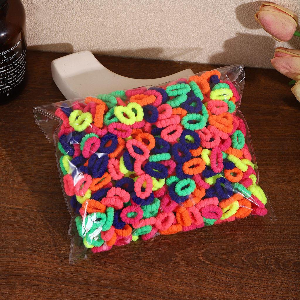 500-Pack Hair-Friendly Elastic Bands for Girls & Babies