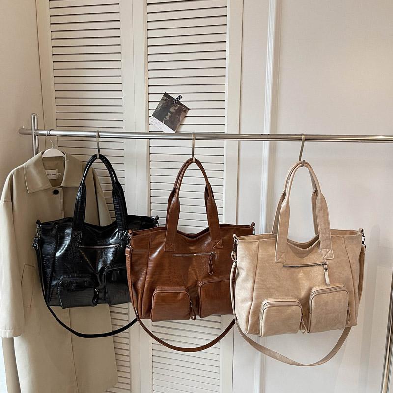Large Capacity Women's Bag Commuter Tote Bag Shoulder Crossbody Bag