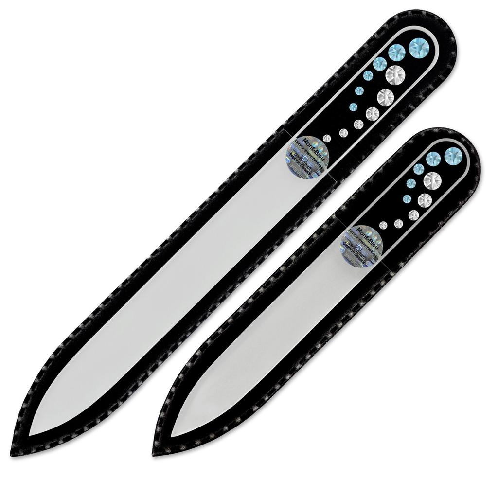 2-piece Nail File Set with Crystals for Women CO-MS