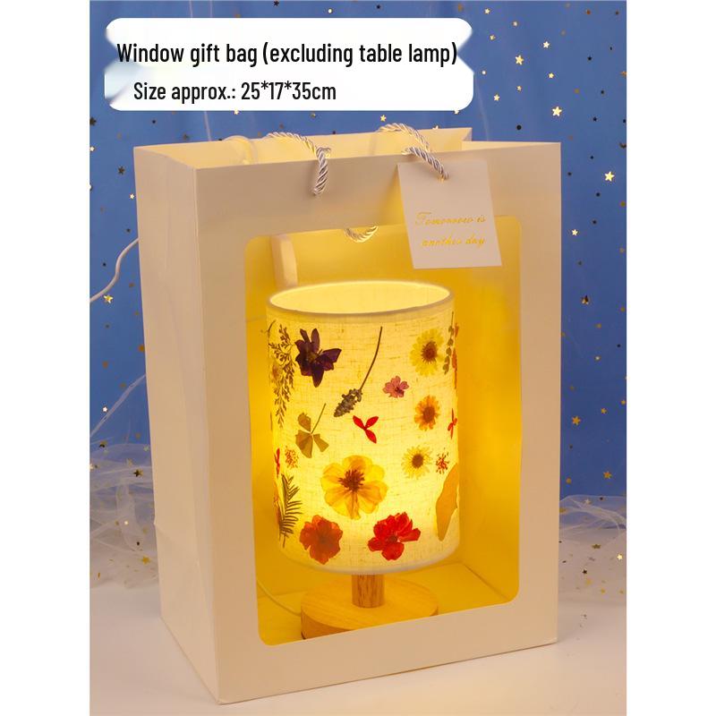 

Набор для настольной лампы из сухоцветов «Сделай сам»: Ночник из прессованных цветов ручной работы - Идеально подходит для Женского дня, Дня учителя и творческих детских проектов.