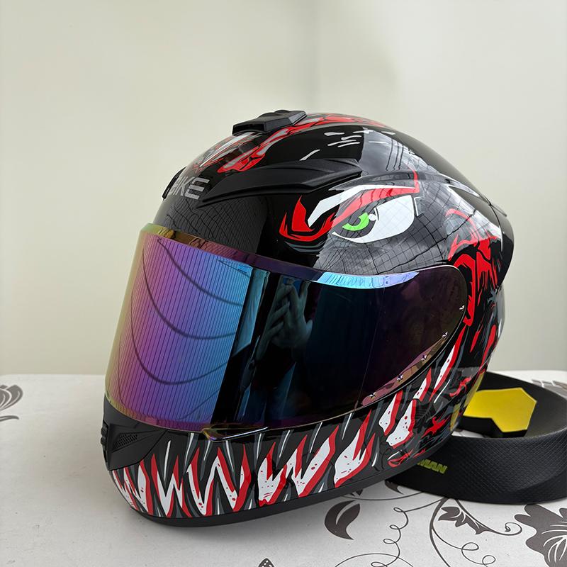 Full Face Motorcycle Helmets Latest Downhill Racing Motorbike Riding Casco Capacete De Moto DOT Approved For Men Women Kask