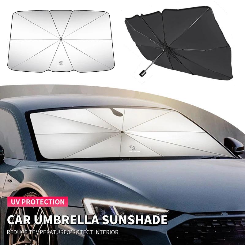 For Peugeot Car Front Window Sunshade Cover Windshield Folding Sun Shade For Peugeot 407 508 2008 5008 307 308 3008 206 207 208
