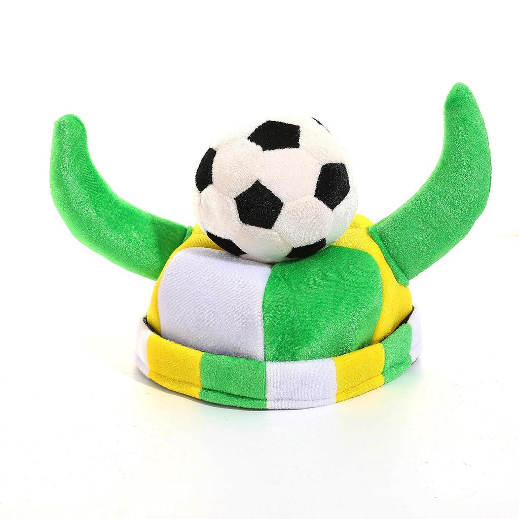 Carnival World Cup Football Bull Head Party Hat for Celebrations and Christmas