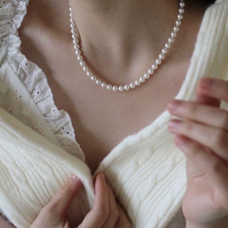 Adev Classic Pearl necklace_L
