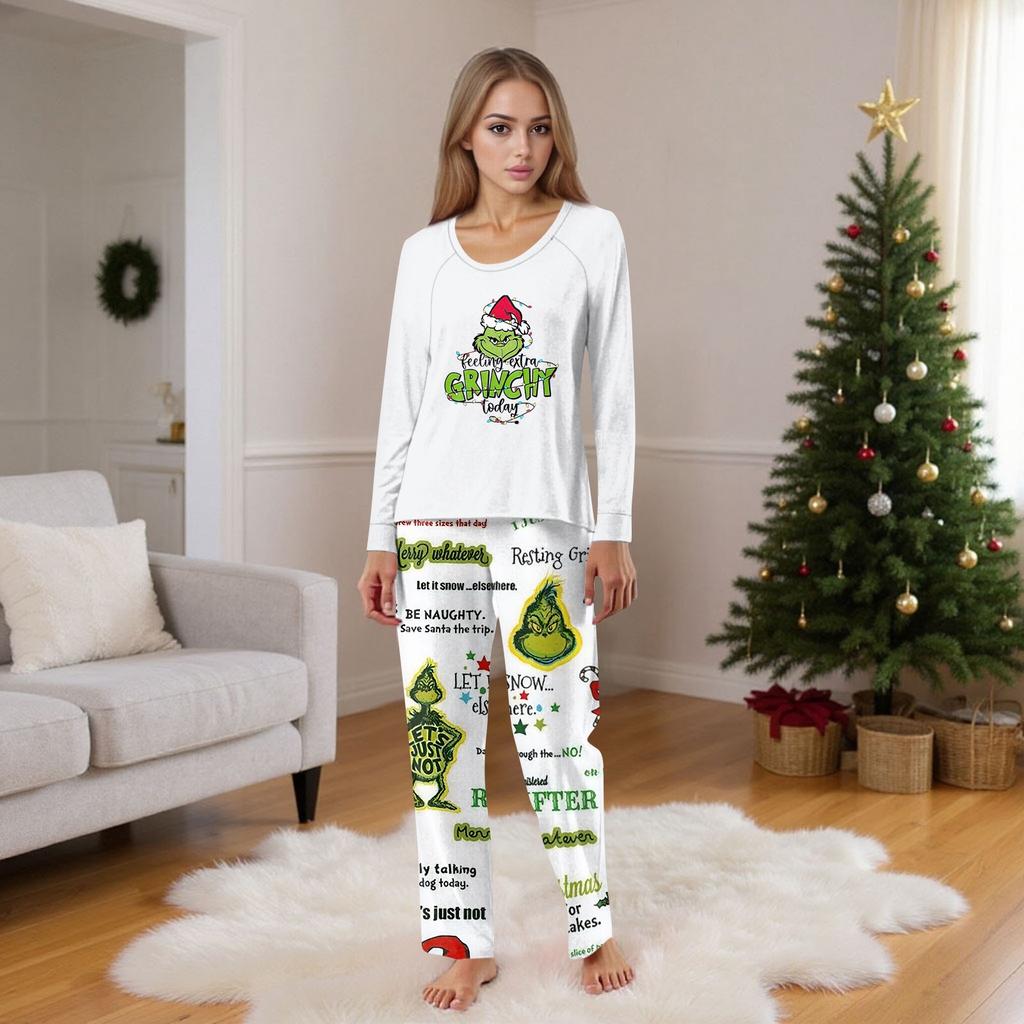 Passende Familiensets mit Weihnachtsmotiven, Langarmshirts und Hosen