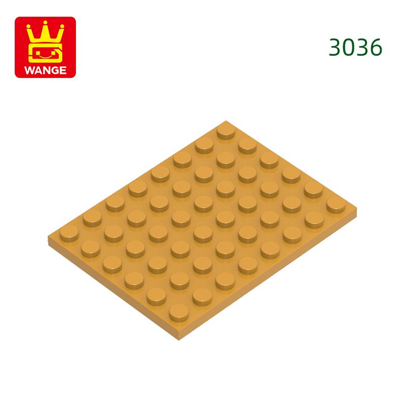 15Pcs/Lot 3036 6x8 Dots Plate Construction Bricks Basic Components Board Blocks Works With all Brand Playthings Ideal For Children Gift Idea Box