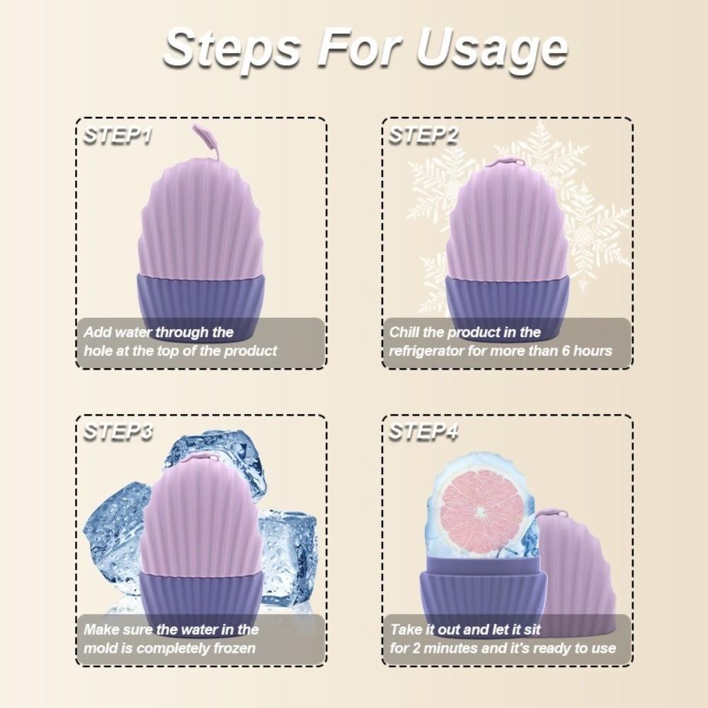 Shrink Pores Ice Face Roller Cooling Facial Ice Roller Facial Silicone Ice Mold Skincare Routine