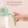 Biqin Cartoon Wide-Mouth Baby Feeding Bottle with Handle
