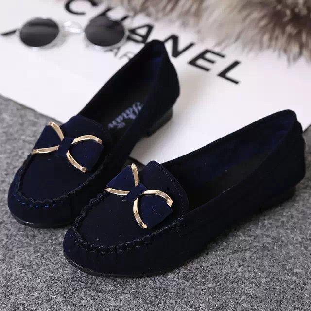 

New fashion Doudou shoes flat heels flat shoes casual single shoes bow women s shoes work shoes ladyshoes 41 синий