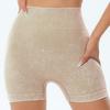 High-Waisted Yoga Shorts Women 3/4 Length Tight Fitness Pants With Butt-Lifting Effect Quick-Dry Stretchy Workout Leggings