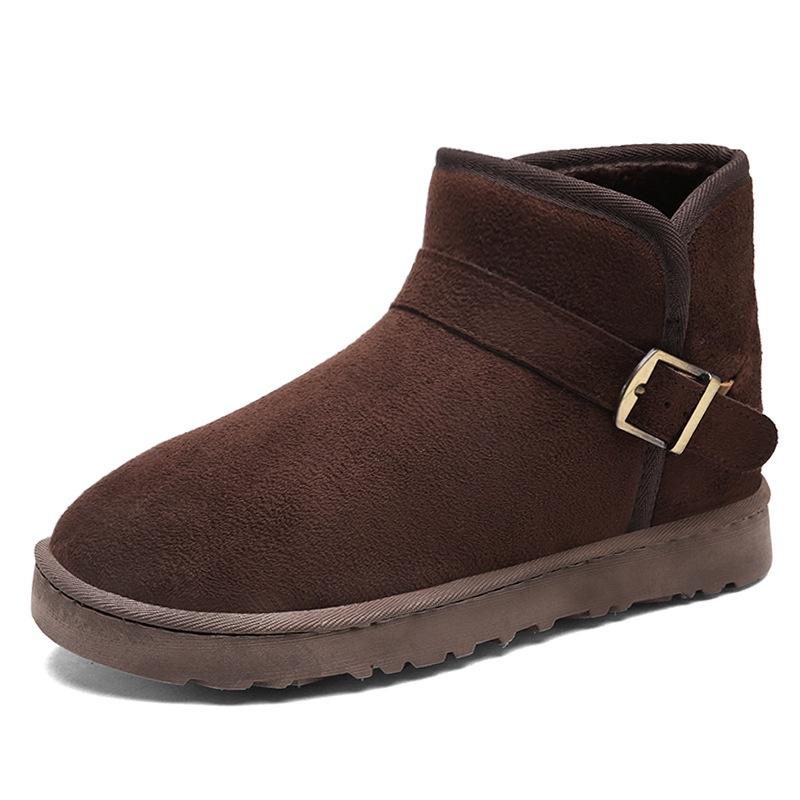 Cozy Waterproof Men Women Winter Snow Boots With Soft Fur Lined Ankle Design