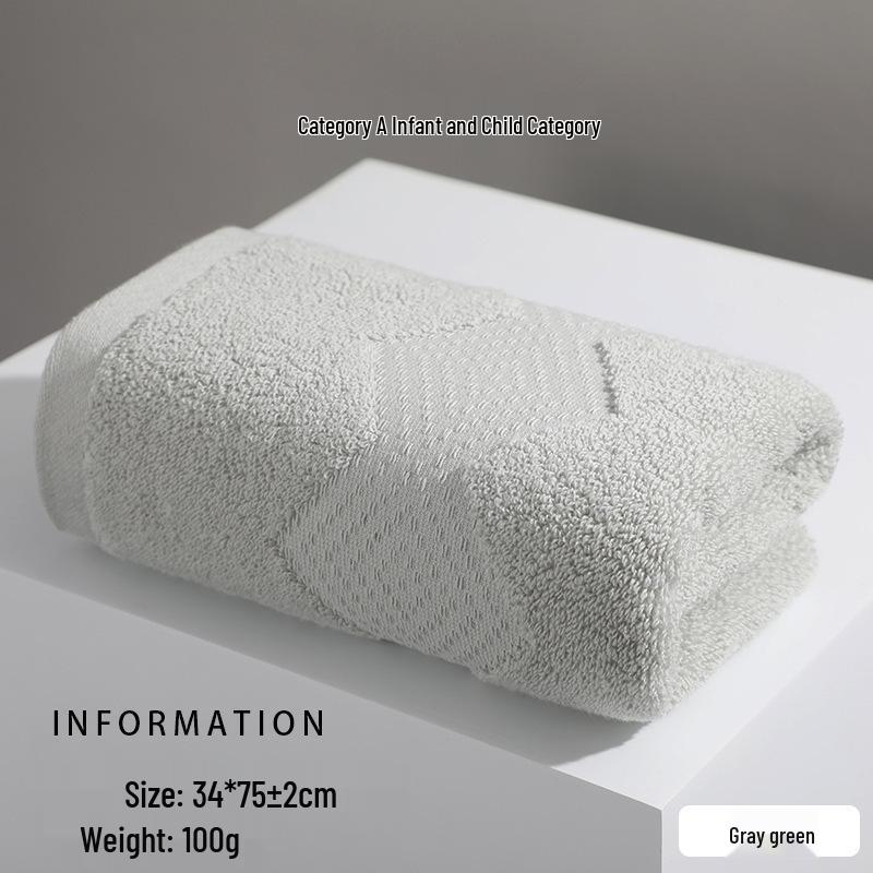 Thickened Soft Absorbent Cotton-Poly Face Towel - Gift for Home Use
