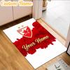 Custom Name FK Crvena Zvezda  Rug, Office Rug, Chair Rug, Carpet for Living Rooms, Doormat Game Rug Home Decor Christmas Gifts
