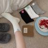 Female Spring and Autumn Sweet Wool Love Flanging Boneless Tube Pile Socks