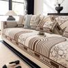 European Style Sofa Cushion Couch Sofa Covers Mat Chenille Slipcover Funda Sofa Mat   Autumn Home Non-slip
