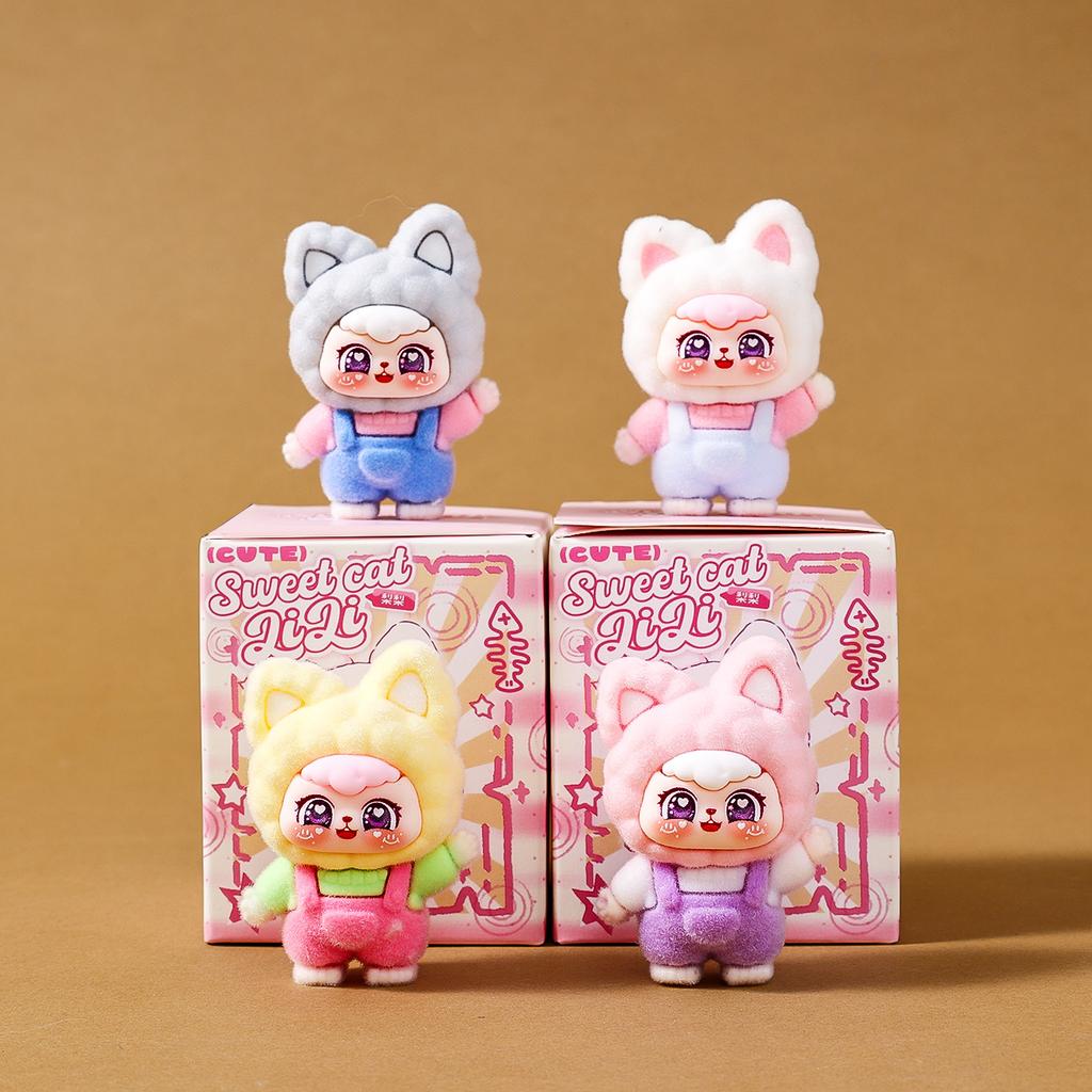 Süße Katze Blind Box LiLi Katze Actionfigur Spielzeug PVC Modell Puppe Fans Kinder Geschenk